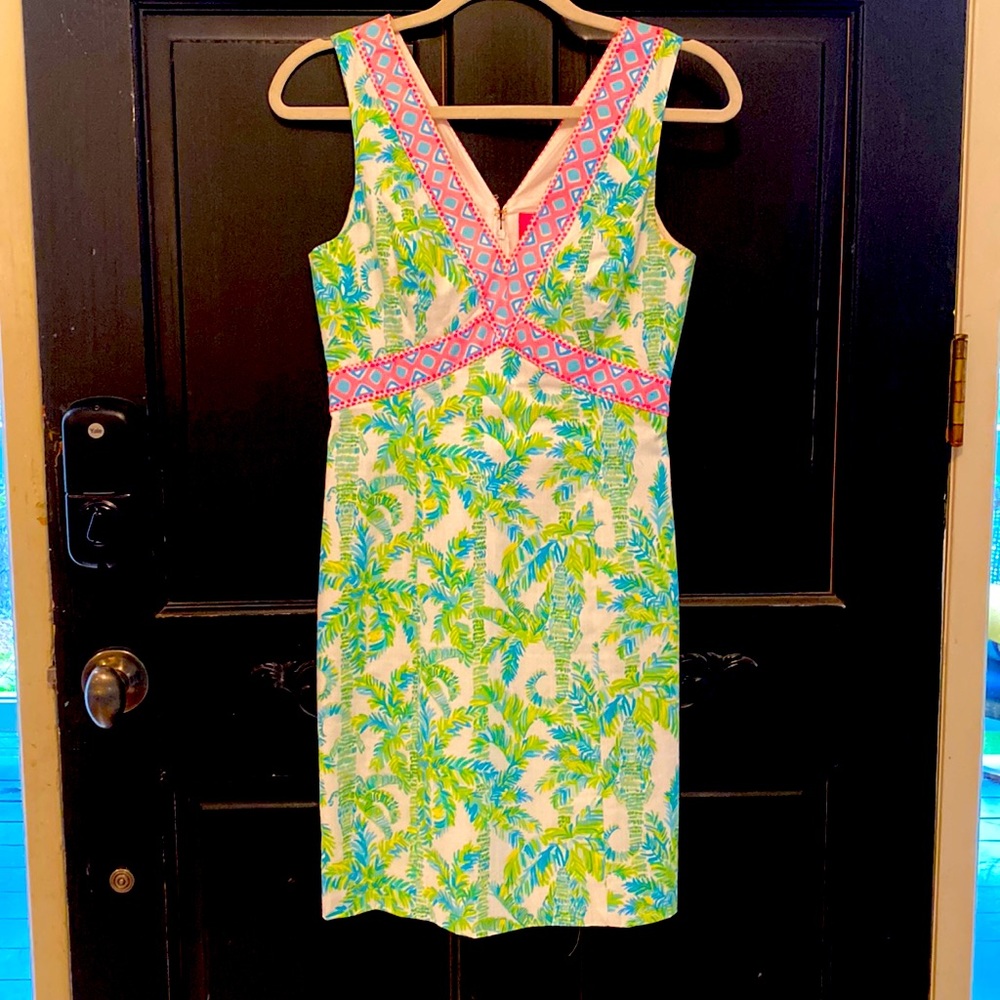 Lilly Pulitzer Sleeveless Dress Size 0, Like New